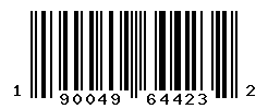 upc 190049644232 barcode image