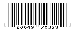 UPC barcode number 190049703281