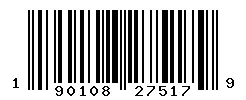 190108275179 barcode