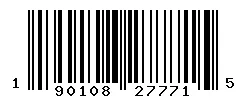 190108277715 barcode