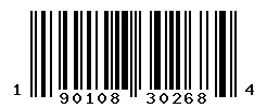 190108302684 barcode