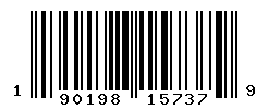 UPC barcode number 190198157379