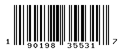 UPC barcode number 190198355317