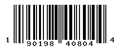 upc 190198408044 barcode image