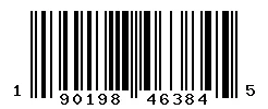 190198463845 barcode