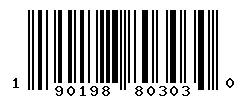 upc 190198803030 barcode image