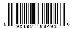 UPC barcode number 190198884916