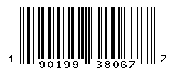 UPC barcode number 190199380677