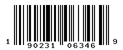 UPC barcode number 190231063469