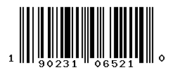 UPC barcode number 190231065210