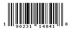 UPC barcode number 190231148418