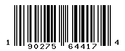 UPC barcode number 190275644174