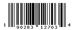 UPC barcode 190283127034