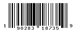 UPC 190283187359 barcode image
