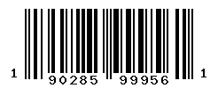 UPC barcode number 190285999561
