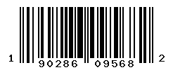 UPC barcode number 190286095682