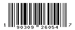 190309260547 barcode