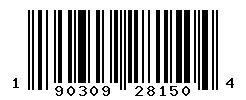 190309281504 barcode