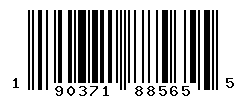 UPC barcode number 190371885655