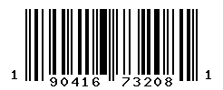 UPC barcode number 190416732081