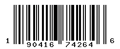 UPC barcode 190416742646