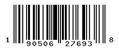 UPC barcode number 190506276938
