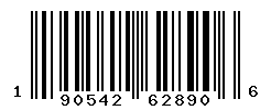 UPC barcode number 190542628906
