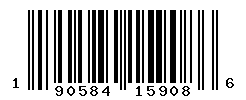 UPC barcode number 190584159086