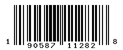 UPC barcode 190587112828