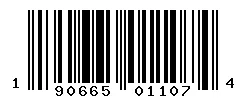 UPC 190665011074 barcode image