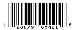 UPC barcode number 190679004918
