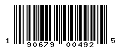 UPC barcode number 190679004925