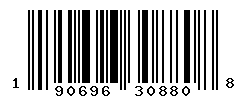 UPC barcode number 190696308808