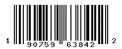UPC barcode 190759638422