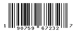 UPC barcode 190759672327