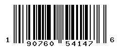 UPC barcode 190760541476