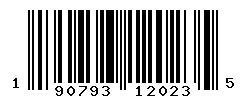 UPC barcode number 190793120235