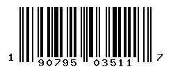 UPC barcode 190795035117