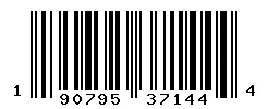 UPC 190795371444 barcode image