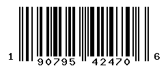 upc 190795424706 barcode image