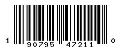 UPC 190795472110 barcode image