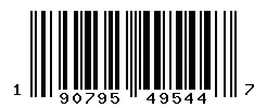 UPC barcode 190795495447