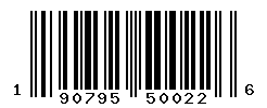 UPC barcode number 190795500226