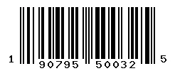 UPC 190795500325 barcode image