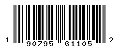 UPC barcode number 190795611052