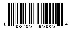 UPC barcode 190795659054