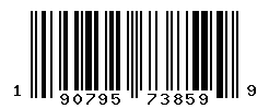 UPC barcode number 190795738599