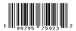 UPC barcode 190795750232