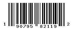 UPC barcode 190795821192