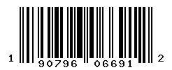 UPC barcode number 190796066912